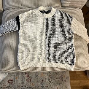 Black and white sweater, very soft